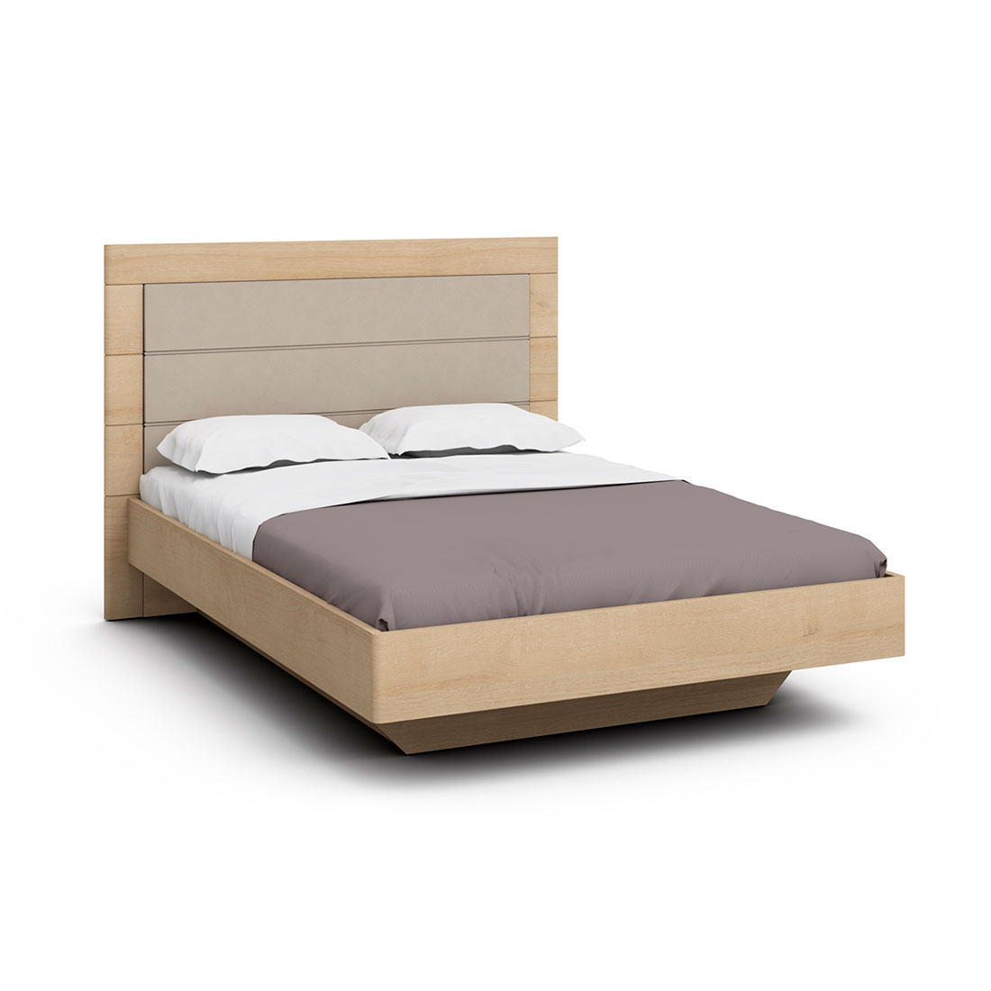 Двуспальная кровать Илма-2 (дуб Ривьера/F55)
