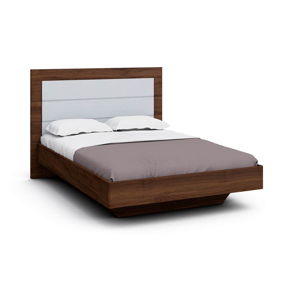 Двуспальная кровать Илма-2 (орех Коламбия/F59)