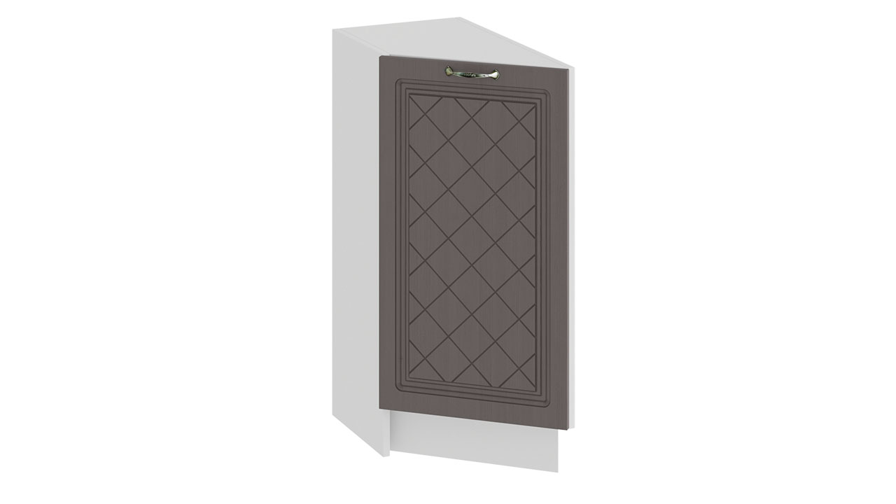 Шкаф напольный торцевой с одной дверью «Бьянка»