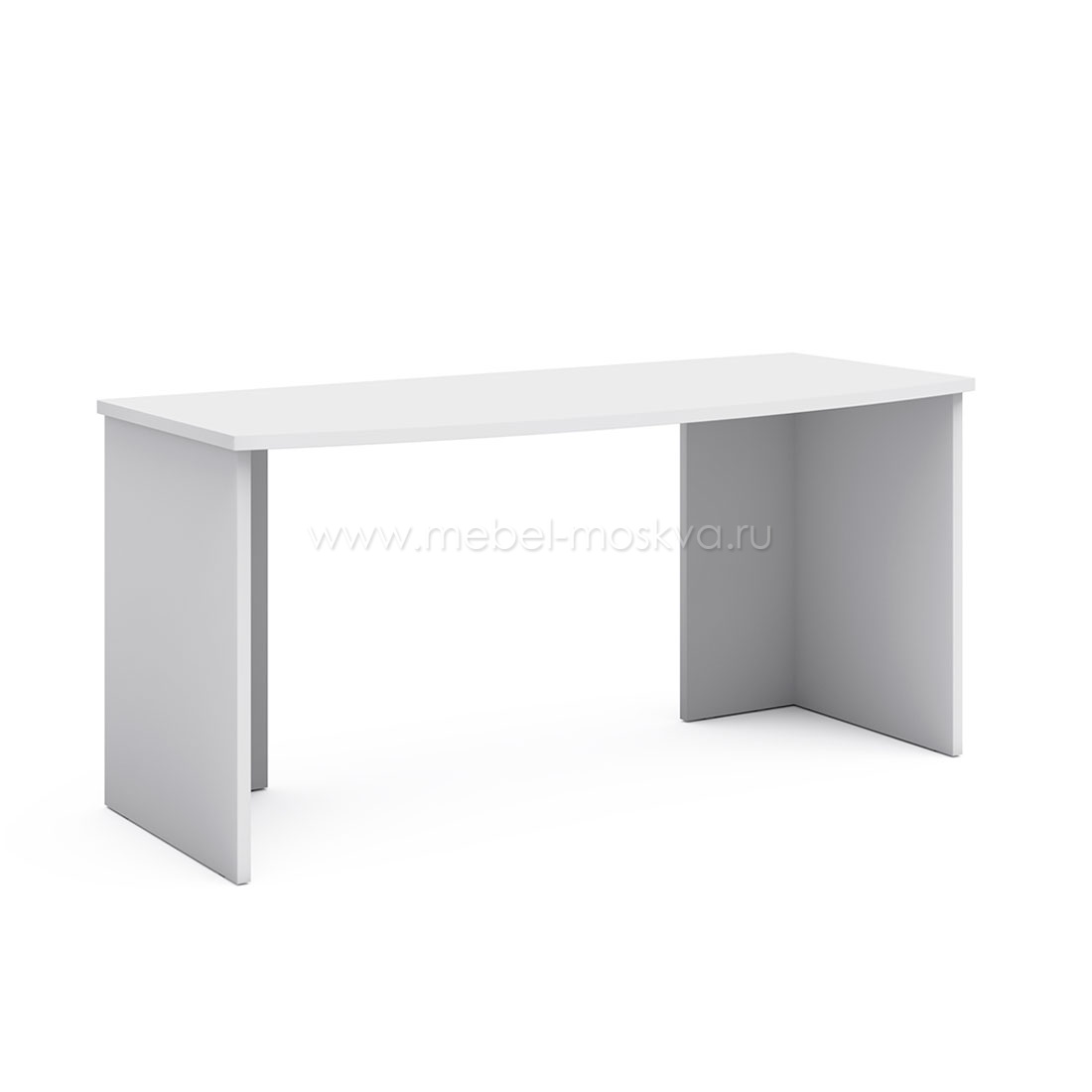 Письменный стол 160 см Магнолия (белый матовый) 