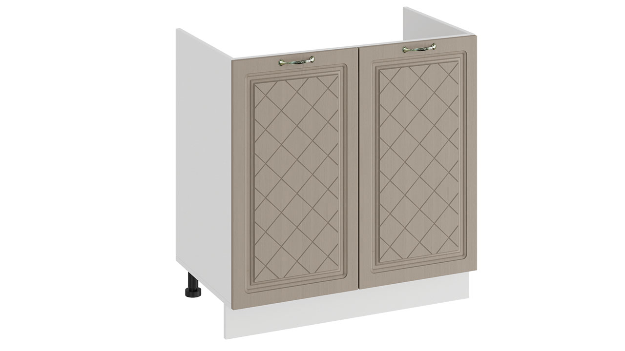 Шкаф напольный с двумя дверями (под накладную мойку) «Бьянка»