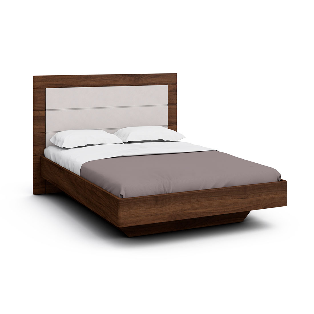 Двуспальная кровать Илма-2 (орех Коламбия/F89)