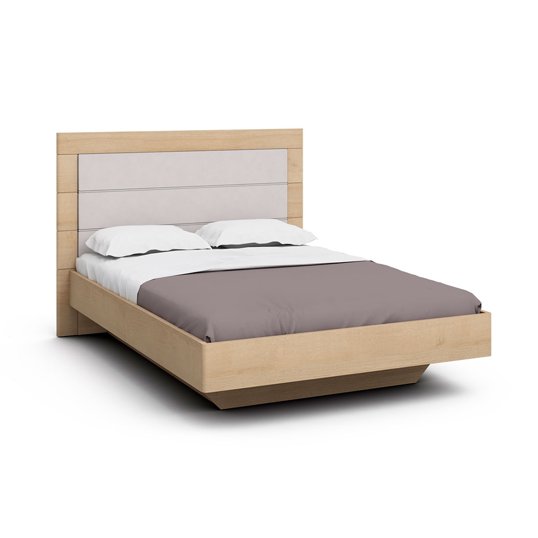 Двуспальная кровать Илма-2 (дуб Ривьера/F89)