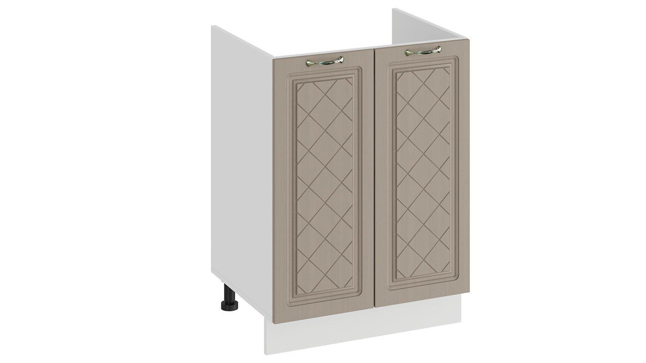 Шкаф напольный с двумя дверями (под накладную мойку) «Бьянка»