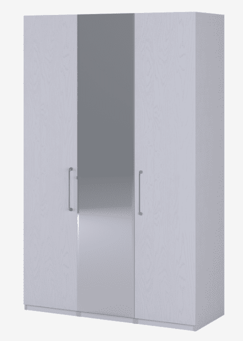 Шкаф Salvador 3 дв. Белый с зеркалом 1500х580х2368